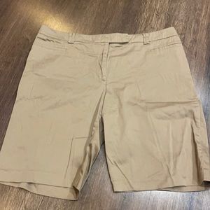 George tan dress shorts